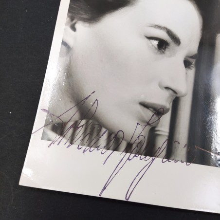 Cartolina con foto e autografo Silvana Mangano 1957. Buono