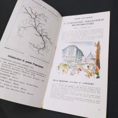 Programma Convegno nazionale micromotori 1949 Touring Club Italia. Buono 2