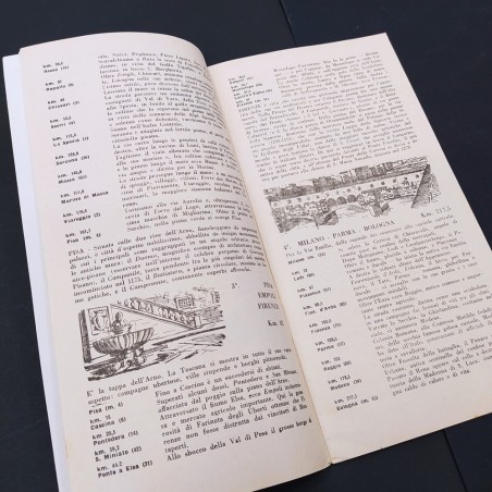 Programma Convegno nazionale micromotori 1949 Touring Club Italia. Buono