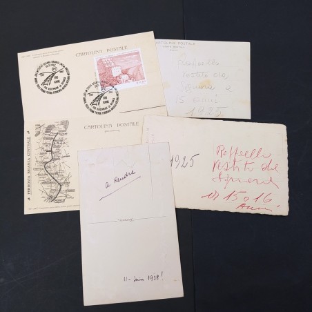 Lotto di 12 cartoline personali e turistiche anni '20/'30. Buono