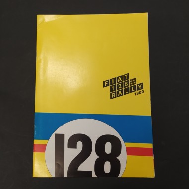 Catalogo Brochure Fiat 128 Rally 1300 in inglese. Ottime condizioni