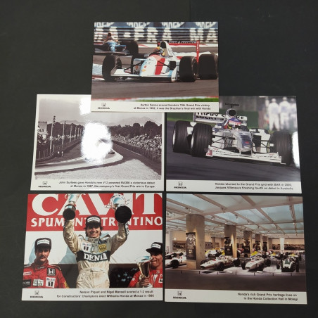 Cartellina celebrativa 200° GP Honda 1964/2000 con foto e CD, inglese. Ottimo