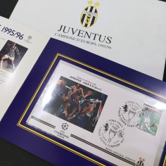 Busta filatelica celebrativa Juventus campione d’Europa 1995/96. Buono 2