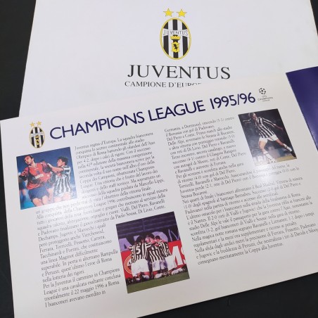 Busta filatelica celebrativa Juventus campione d’Europa 1995/96. Buono