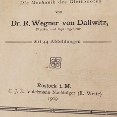 Libro sull'aviazione Hilfsbuch fur den Luftschiff 1909 in tedesco. Buono 2