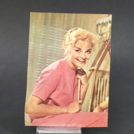 Foto, ritaglio giornale e autografi di Virna Lisi e Mattioli 1958. Buono
