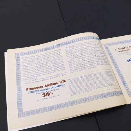 Opuscolo promozionale primavera siciliana 1926 in tedesco. Buono