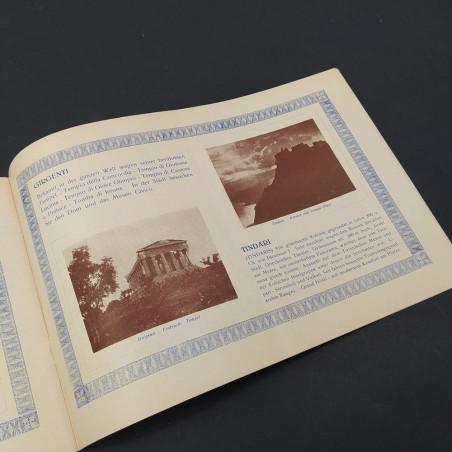 Opuscolo promozionale primavera siciliana 1926 in tedesco. Buono