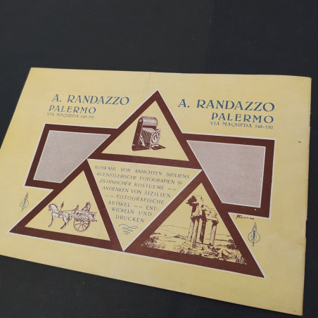 Opuscolo promozionale primavera siciliana 1926 in tedesco. Buono
