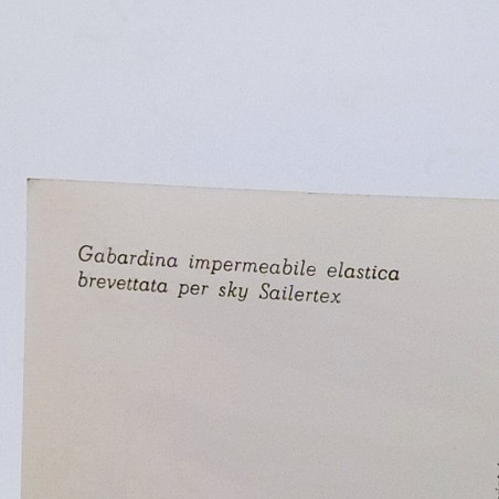 Cartolina fotografica con autografo sciatore Toni Sailer 10,5x15 cm. Buono