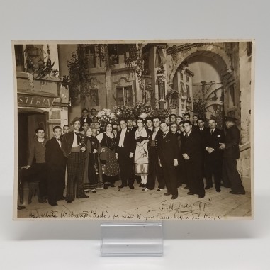 Foto La cavalleria Rusticana autografo e dedica Piero Mascagni 1933