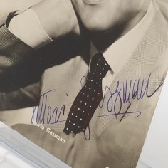 Cartolina fotografica con autografo Vittorio Gassman. Buono 2