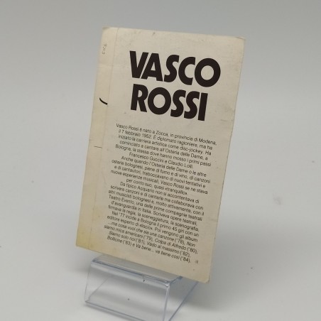 Cartolina autografa Vasco Rossi, Boy Music anni '80. Segni del tempo