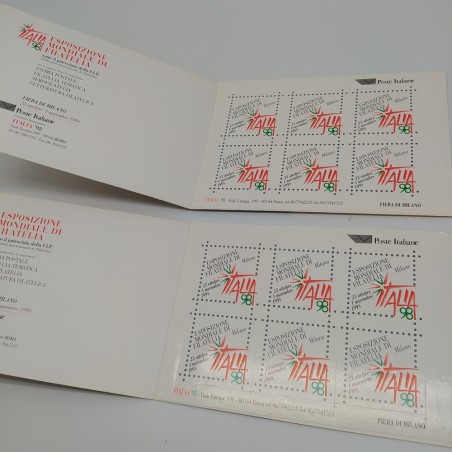 Lotto di 20 buste, cartoline, libretti con francobolli anni '60-'90