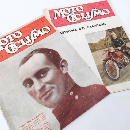 Lotto di 85 numeri vari rivista Moto Ciclismo anni dal '37 al '51. Buono