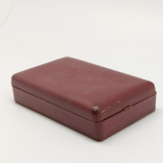 Scatola Longines bordeaux 14x9 cm usurato sul fondo