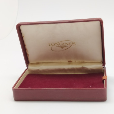 Scatola Longines bordeaux 14x9 cm usurato sul fondo