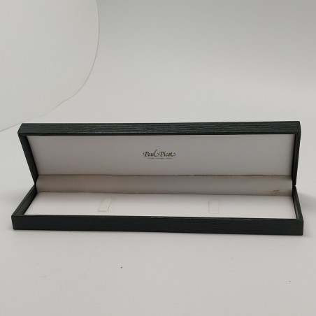 Cofanetto e scatola orologio Paul Picot verde 26x7x3 cm. Buono