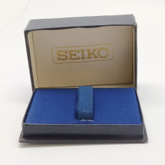 Scatola blu per orologio Seiko 13x9,5x5 cm. Segni del tempo 2