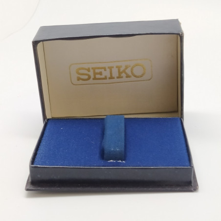 Scatola blu per orologio Seiko 13x9,5x5 cm. Segni del tempo
