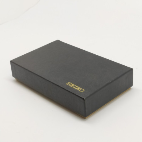 Scatola blu per orologio Seiko 13x9,5x5 cm. Segni del tempo