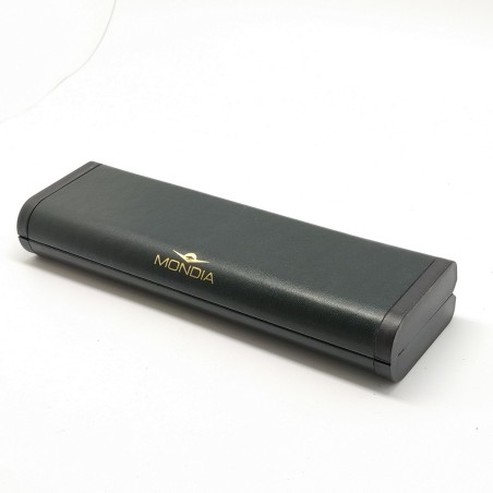 Cofanetto per orologio Mondia colore verde scuro 25x7,5x3,5 cm. Ottimo