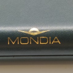 Cofanetto per orologio Mondia colore verde scuro 25x7,5x3,5 cm. Ottimo 2