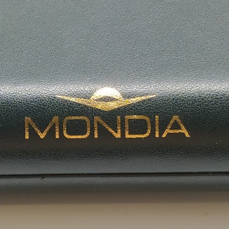 Cofanetto per orologio Mondia colore verde scuro 25x7,5x3,5 cm. Ottimo