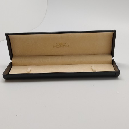 Cofanetto per orologio Mondia colore verde scuro 25x7,5x3,5 cm. Ottimo