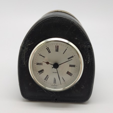 Orologio-barometro da tavolo Gucci anni '70. Leggera ossidazione, graffi