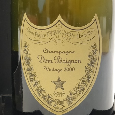 Bottiglia Champagne Dom Perignon Vintage 2000 in cofanetto con documento. Buono