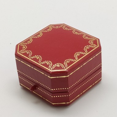 Cofanetto per anelli Cartier 5x5x3 cm. Ottimo