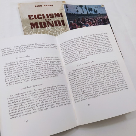 Lotto di 3 libri di ciclismo Negri, Chierici 1957/61/68. Ingiallimenti