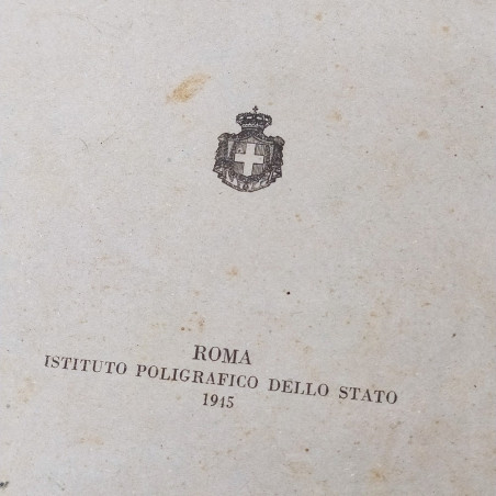 Libro Istruzione sul servizio autotomobilistico, vol. 1, 1945. Ingrigito