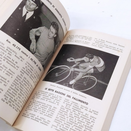 Libro Enciclopedia del ciclismo e motociclismo 1956, supp. Occhio. Ingiallimenti