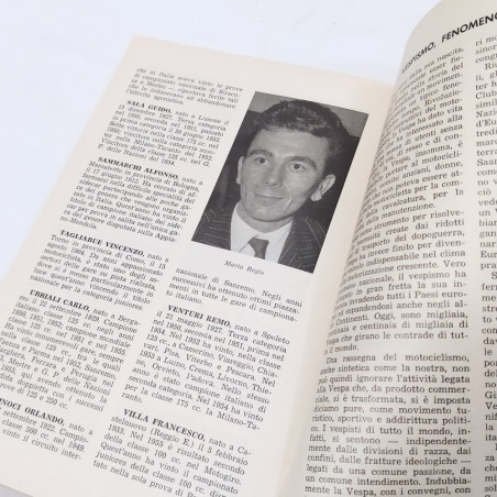 Libro Enciclopedia del ciclismo e motociclismo 1956, supp. Occhio. Ingiallimenti