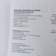 2 libri: "Discografia illustrata Lucio Dalla", "Canzoni" di Lucio Dalla. Buono 2