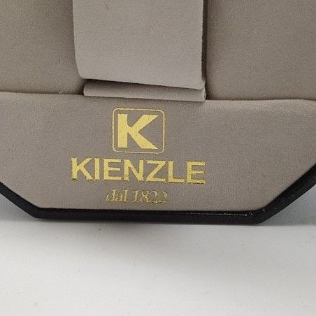 Cofanetto per orologio Kienzle nero, ottagonale a doppio battente. Buono