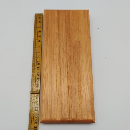 Cofanetto portasigari in legno 20x8,5x2,5 cm con fiala con sali. Inusato