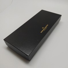Borsello Vacheron Costantin in cuoio nero con scatola. Inusato 2
