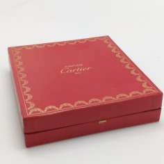 5 mini profumi Cartier in cofanetto 14x16x3 cm. Macchie diffuse internamente 2