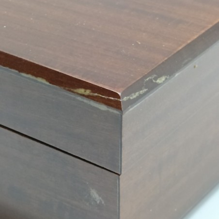 Cofanetto in legno Hamilton per orologi, documenti, garanzia. Buono