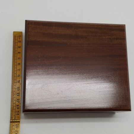 Cofanetto in legno Hamilton per orologi, documenti, garanzia. Buono