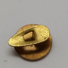Pin da giacca distintivo Pirelli smaltato diametro 1,5 cm. Buono 2