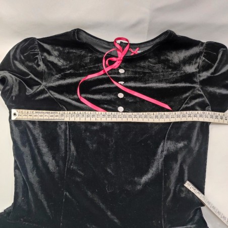 Hell Bunny abito donna stile gotico in poliestere nero tg S
