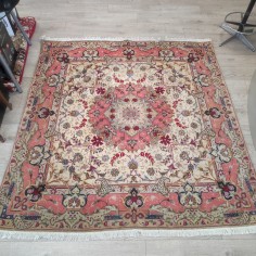 Tappeto persiano quadrato 195x195 cm 2