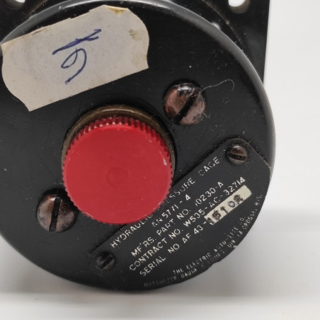 AN 5771-4 Strumento indicatore di pressione idraulica aereo militare anni 40