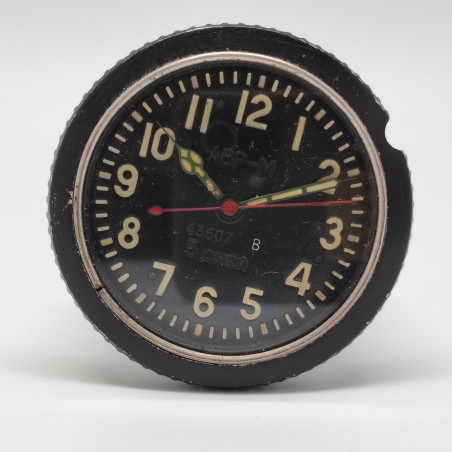 Strumento aeronautico orologio da cabina aereo militare russo ABP-M