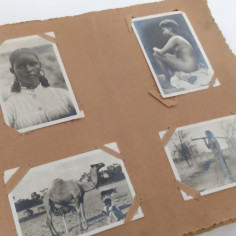 Album 250 fotografie e cartoline Abissinia 31x23 cm. Ingiallimenti 2