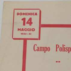 Locandina 2° gymkana automobilistica Sassuolo anno 1933 . Buono 2